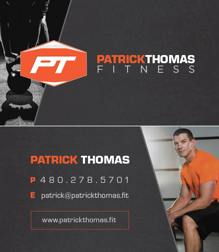 PT Fitness Business Card