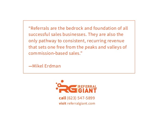 Referral Giant Note Card Back