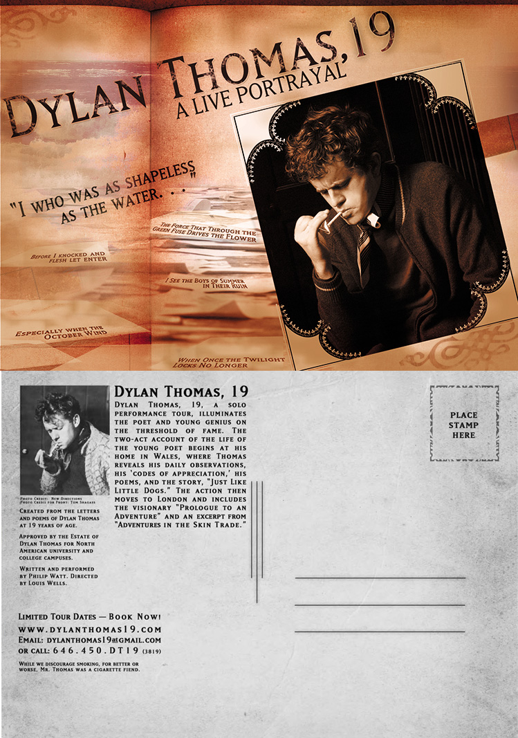 Dylan Thomas Postcard