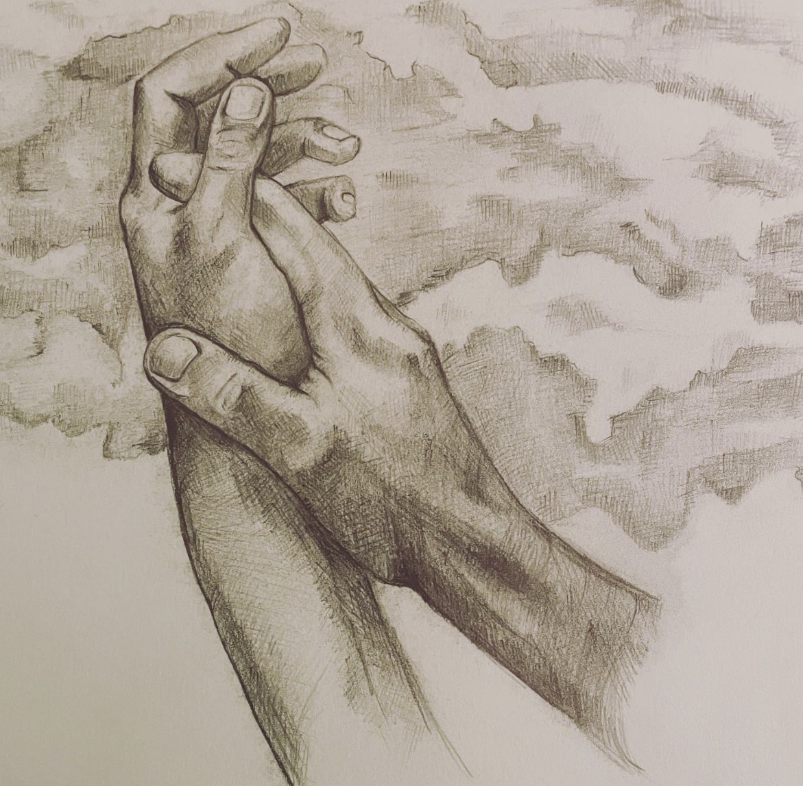 Hands Graphic Drawing Practice